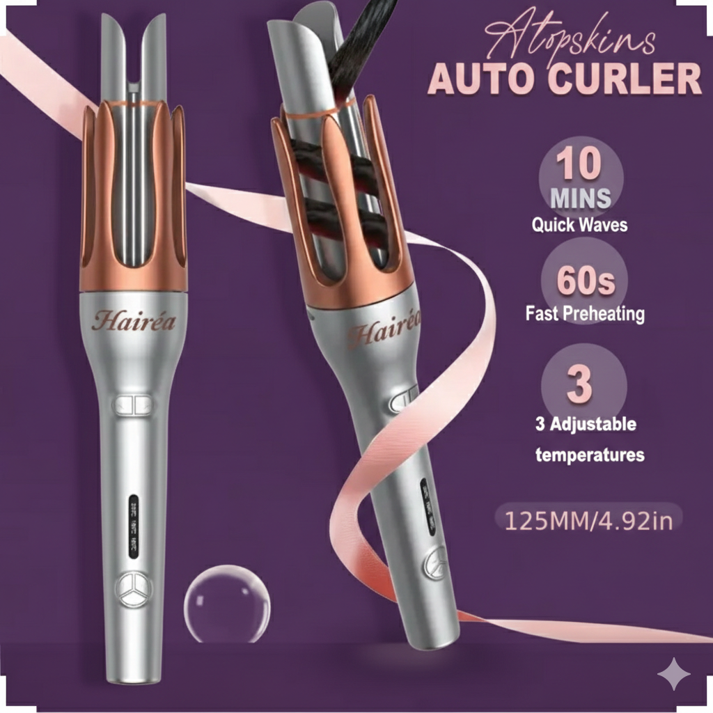 Hairéa: Professional Auto-Curler for Effortless Waves